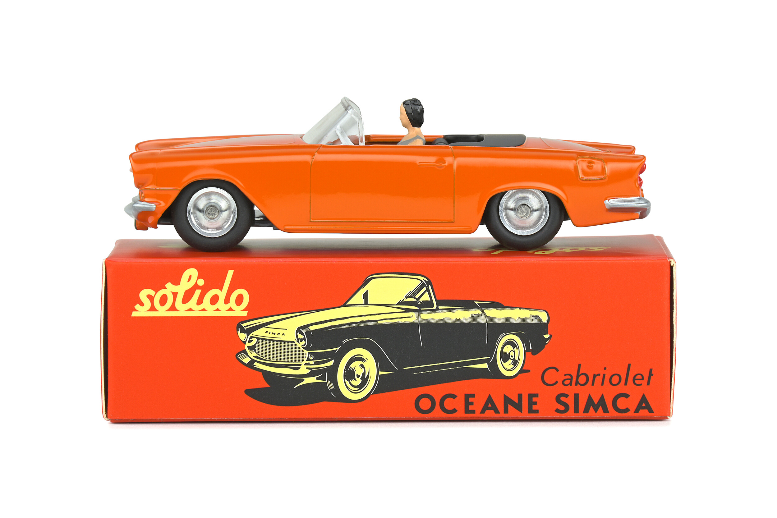 Simca Océane cabriolet Solido 1959 échelle 1/43 